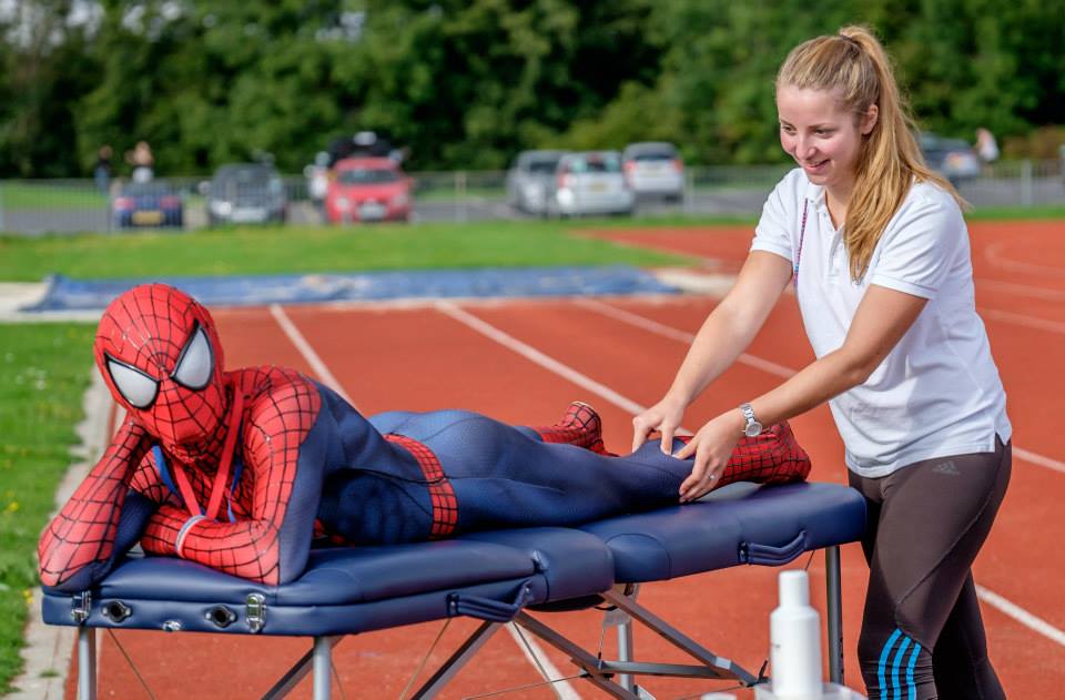 Professional physiotherapy session